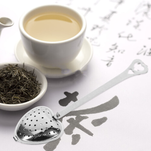 Stainless Steel Mesh Tea Filter Spoon Infuser Silver 12pcs 2