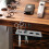 Black Acrylic Wall Shear Holder Barber Scissor Rack Organizer 3