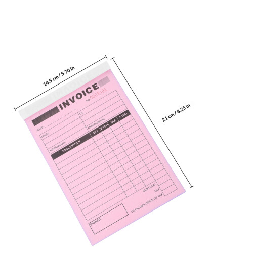 5Pcs Multi Color Memo Duplicate Book for Small Business Paper 1