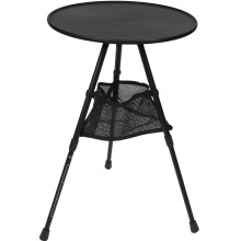 Table Pliante Aluminium Camping Portable Réglable Noir