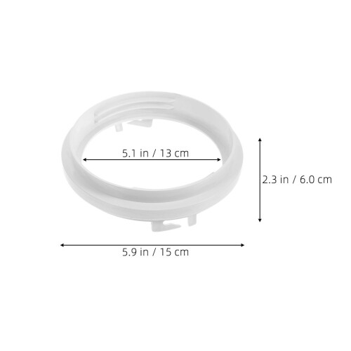 Durable Portable Ac Exhaust Vent Interface White For Home 2pcs 1
