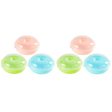 6Pièces Rangement Pain Boîte Claire Couvercle Pour Maison Cuisine