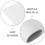 White Cotton Small Blank Canvases For Art Creation 10pcs 4
