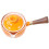 2Pcs Orange Household Ceramic Tea Pot 360 Rotation Side Handle 9