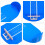 Foot Measuring Tool Foot Measuring Device Blue 1pack 4