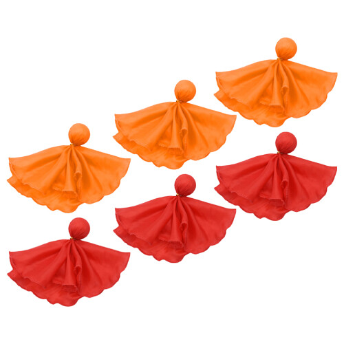 Penalty Flags Referee Tool Red 6pcs 7.9x1.7in