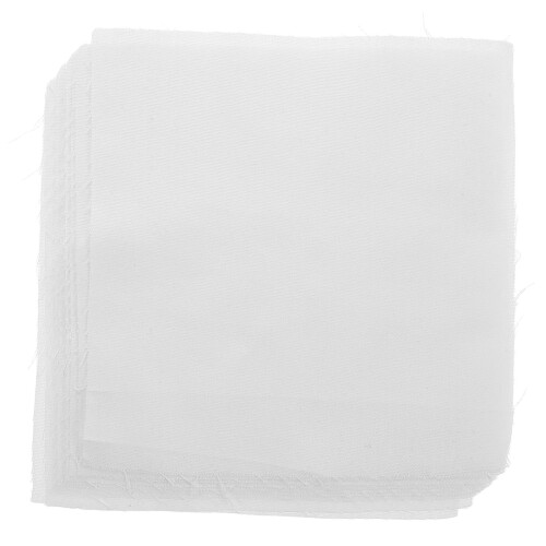 10Pz Tessuto Bianco Cotone Per Ricamo A Mano E Cucito