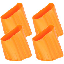 4Pz Copertura Piedi Antiscivolo in Arancione Resistente