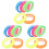 15Rolls Long Highlighter Tape for Book Notes Assorted Colors Pet 1