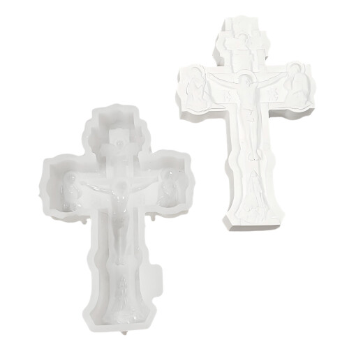Moule artisanal en forme de croix en Silicone de qualité