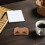 2Pcs PU Brown Pen Organizer Clip for Notebook Planner Pen Holder 3