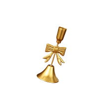 Dekorative Kerzenständer aus Eisen, Kerzenhalter mit Schleife,-S