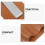 2Pcs PU Brown Pen Organizer Clip for Notebook Planner Pen Holder 5