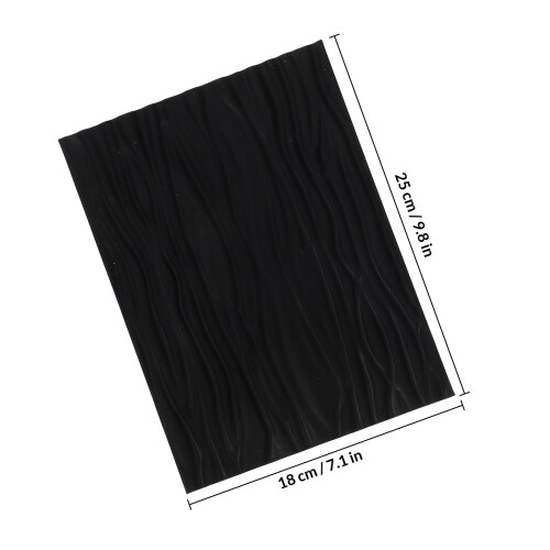 Black Silicone Mat Non-Stick Baking Pad Heat-Resistant Reusable 1
