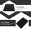 Black Silicone Mat Non-Stick Baking Pad Heat-Resistant Reusable 4