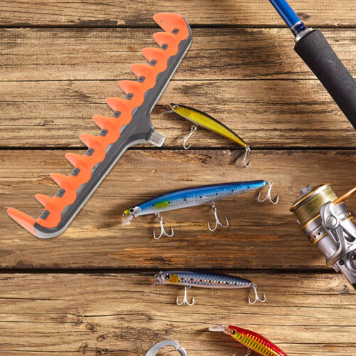 Adjustable ABS Fishing Rod Holder for Home with Convenient Setup 2
