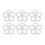 6Pcs White High-Temp Resistant Egg Cooking Rack for Steamer Pot 10