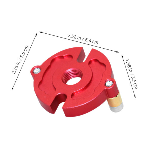 1Set Versatile Red Aluminum Drill Hole Locator Punch for 1