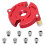 1Set Versatile Red Aluminum Drill Hole Locator Punch for 6