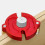 1Set Versatile Red Aluminum Drill Hole Locator Punch for 7