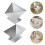 Festival Dumpling Maker Stainless Steel Kitchen Tool 4pcs 7