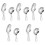 10Pcs Multi-Function Tiny Stainless Steel Spoons for Desserts and Tea 2