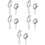 10Pcs Multi-Function Tiny Stainless Steel Spoons for Desserts and Tea 6