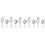 10Pcs Multi-Function Tiny Stainless Steel Spoons for Desserts and Tea 8