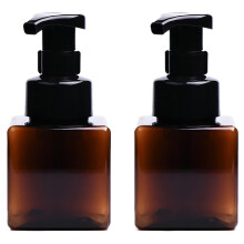 2 Pack 250ml Refillable Foaming Soap Dispenser Bottles for Hand Soap, Shampoo and Body Wash