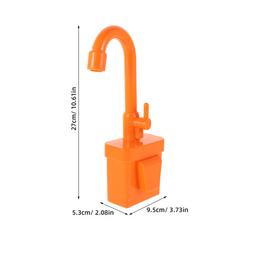2Pcs Role Play Kitchen Faucet Replacement Toy with Steady Water Flow 1