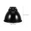 2Sets Black Stainless Steel Reptile Heating Lamp Guard Dome 2