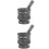 2Sets Plastic Garlic Crusher and Spices Grinding Bowl for Restaurant 4
