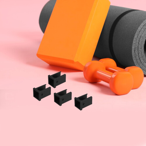 Chair Glide Insert End Cap Black Pa 4pcs 2