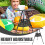 Table Pliante Aluminium Camping Portable Réglable Noir 3