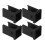 Chair Glide Insert End Cap Black Pa 4pcs 5