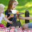 Table Pliante Aluminium Camping Portable Réglable Noir 6