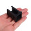 Chair Glide Insert End Cap Black Pa 4pcs 7