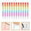 12Pcs Multi Stackable Plastic Cute Pencils for Kids Creative Writing 10