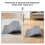 Grey Felt Cat Scratcher Mat for Floor Home Exercise Wheel Pad 5