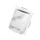 White PP Marbling Garbage Bin Plastic Trash Can for Home Use 2