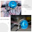 4 Pcs Small Bicycle Bell Car Bell 10.00x6.00x2.50cm 2