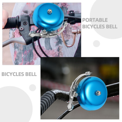4 Pcs Small Bicycle Bell Car Bell 10.00x6.00x2.50cm 1