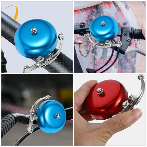 4 Pcs Small Bicycle Bell Car Bell 10.00x6.00x2.50cm 2