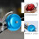 4 Pcs Small Bicycle Bell Car Bell 10.00x6.00x2.50cm 4