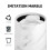 White PP Marbling Garbage Bin Plastic Trash Can for Home Use 4