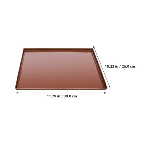 4 Pcs Dryer Silicone Pad 30.00x26.00x1.00cm Coffee 1