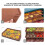 4 Pcs Dryer Silicone Pad 30.00x26.00x1.00cm Coffee 6