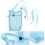 Sky-Blue Multifunctional Water Bottle Protector Sleeve with Strap 6