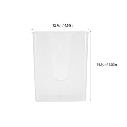 2Pcs Clear Hanging Plant Pots Wall Mounted Planter for Indoor Orchids 1