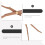 5Set Parti Orologio Legno Coffee Kit DIY Lancette Resistenti 4